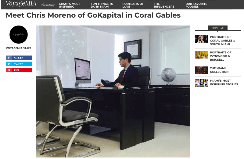 Voyage Interview Gokapital Miami Voyage Interview Gokapital Miami